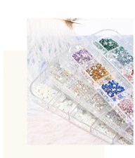 Nail Art Rhinestones Gems Set
