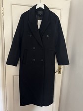 Zara Wool Blend Coat Size S