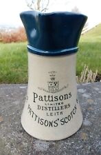 Pattisons Leith Scotland advertising scotch whisky water jug pre 1900. Buchan