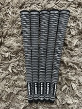 NEW x5 x10 x13 Lamkin Crossline Standard Black & White Golf Club Grips