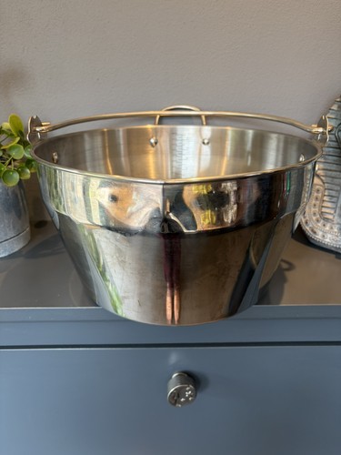 Vintage large aluminium jam - vintage,