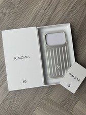 RIMOWA iPhone 17 Pro Silver Aluminium Phone Case Brand New With Tags