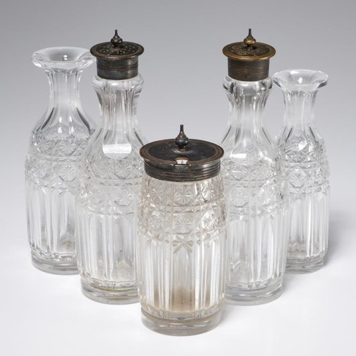 Cruet set clear glass - clear,