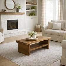 Solid Wood Coffee Table Living