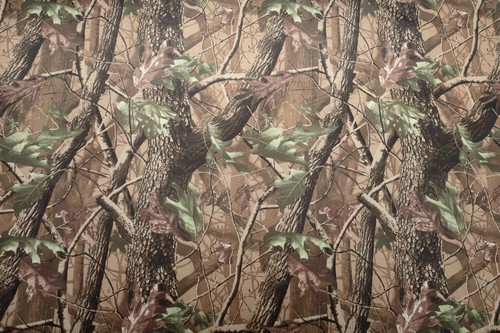 Camouflage woodland fabric - , in