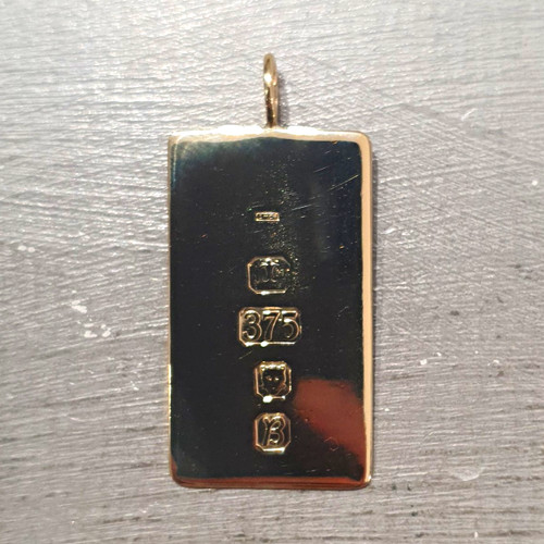 9ct yellow gold rectangular - 9ct,