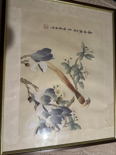 Vintage chinese painting - vintage,