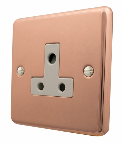 Brushed matt satin copper plug - matt,