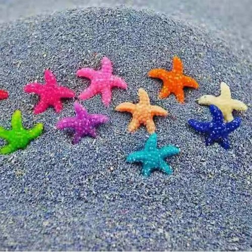 10pcs pink artificial starfish - artificial,