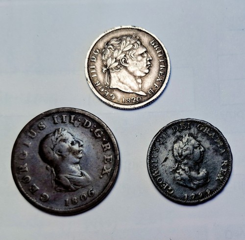 George iii coins shilling - 3,