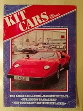 Kit Cars Nov Dec 1981 Eagle, Jago Jeep, Burlington SS,