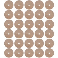 30 Pcs Wooden Car Wheels Small