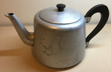 Vintage large aluminium teapot