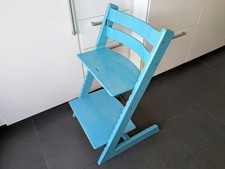 Stokke Tripp Trapp Light Blue Turquoise 2007 High Chair Triptrap Trip Highchair