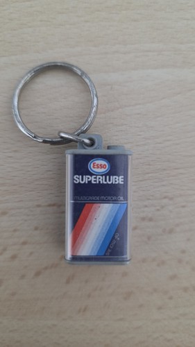 Esso superlube oil can - superlube, can,vintage