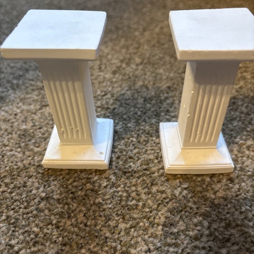 Plaster wedding cake columns - plaster,