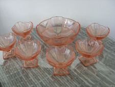 Art Deco Stolzle 1930s Pink 7