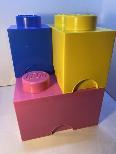 Lego pink blue yellow - pink,