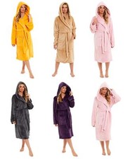 Womens Hooded Dressing Gown