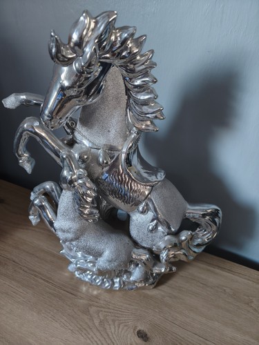 Italian silver horse - silver, romany