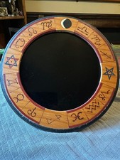 Wood  Framed Scrying Mirror