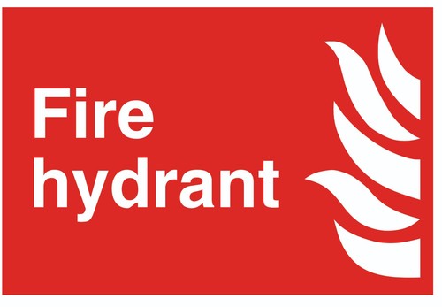 Fire information sign - fire,