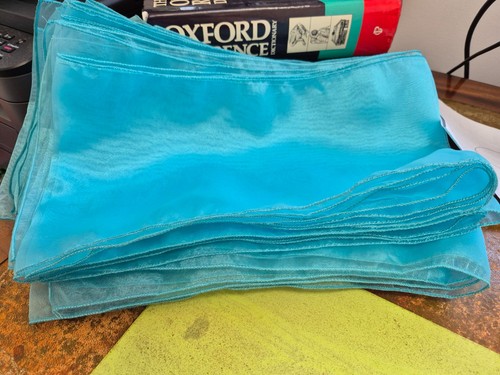 Turquoise chair sashes - 10, for