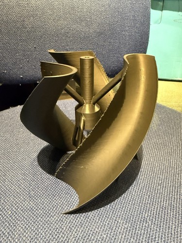 Vertical axis wind turbine - axis,