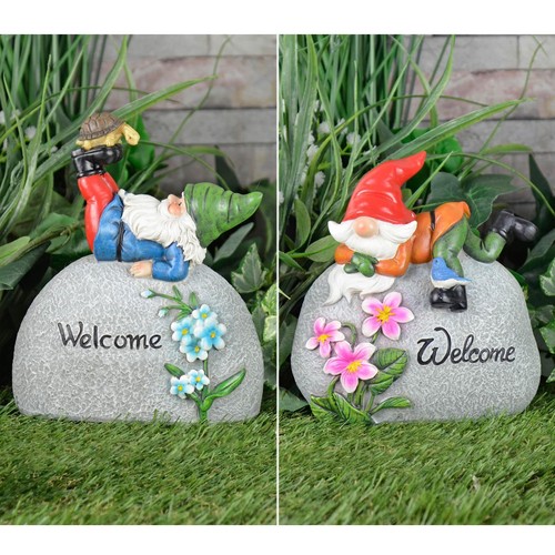 Garden gnome welcome - garden,
