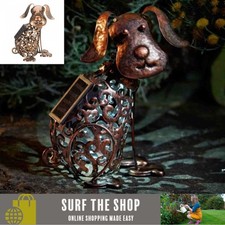 Solar Power LED Silhouette Dog