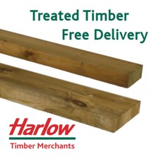 Heavy Duty Treated Timber Joist 3x2 4x2 5x2 6x2 Structural C24 Wood Tanalised