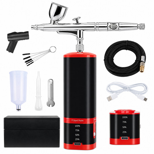 Airbrush kit rechargeable - airbrush,