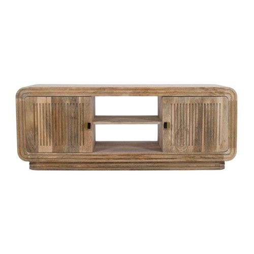 Handmade carved mango - wood, tv