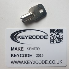 Sentry safe keys cut to code