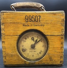 Pigeon Clock In Wooden Box