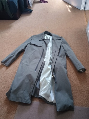 Zara trench coat mens large - trench,