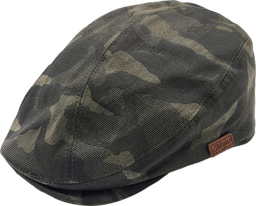 Wax flat cap camouflage water - cap,