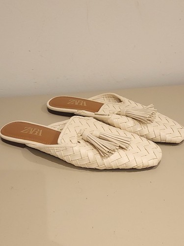 Zara tasseled woven - tasseled, mules