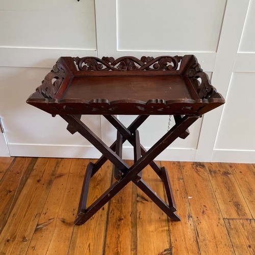 Wooden tray table folding - tray,