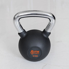 Black Rubber Kettlebell Weights 4kg-28kg | Home Gym Strength Training