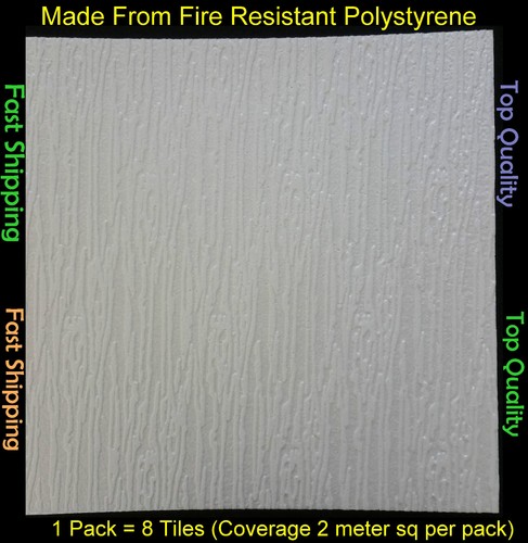 Polystyrene ceiling tile - 2m²,