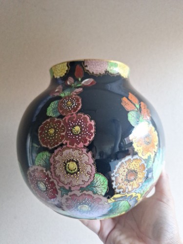 Large carltonware hollyhocks - large,