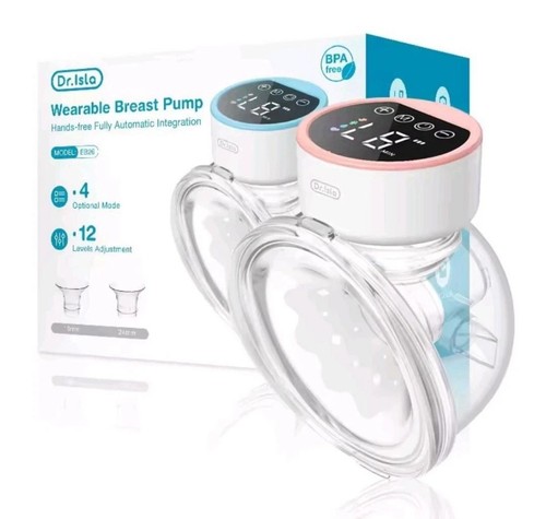 Double breast pump wearable - breast,