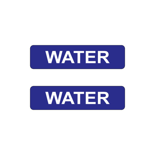 Water stickers laminated - water,