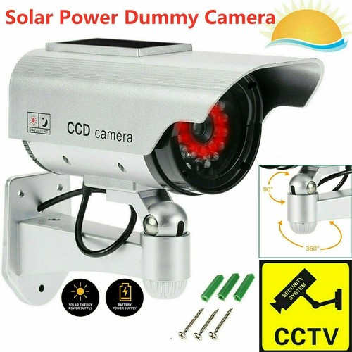 Dummy security camera - camera, solar