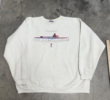 Atlanta 1996 Olympics Rowing Crewneck Rare Size XL Lake Lanier Georgia Flawed