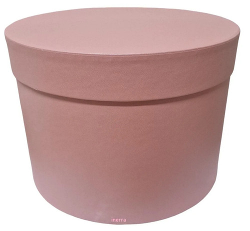 Large pink flower hat box - x,