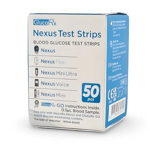Glucorx nexus test strips 50 - nexus,