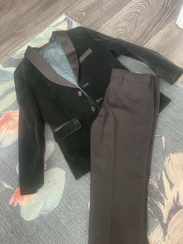 Green velvet piece - green,