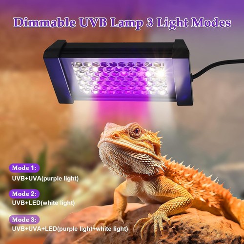 Uva uvb 0 led reptile - uva,